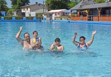 Erster Schwimmgang lässt unter Hitzegraden frösteln
